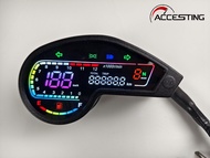 【Màn hình màu sắc】Máy đo đường Máy đo tốc độ RPM Đồ Hồ số của xe môtô công tơ mét rpm kỹ thuật số Th