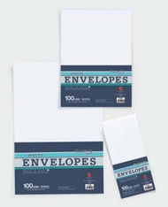 CAMPAP CS12806 229x356mm (9x14") WHITE ENVELOPES 10's 100gms (Peal & Seal) x 4packs