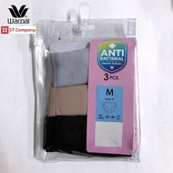 Wacoal Panty Short Value Pack Full-Body Underwear 1 3 pcs Model WU4K30 Smooth And No Edge Anti-bacte
