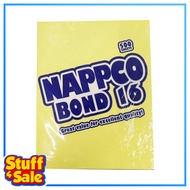 Nappco Colored Bond Paper 56 GSM Sub 16 Short / Long , Color Yellow / Pink / Blue