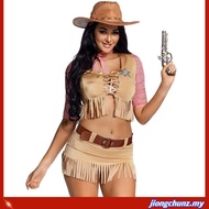 Cowgirl Adult Outfit Circus Costume Halloween Masquerade Sexy West Cowboy Uniforms Role Play
