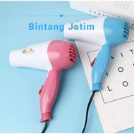 Hairdryer Hair Dryer Alat Pengering Rambut Lipat Nova 1290 658 NV-1290 NV1290