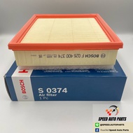 BMW Air Filter S0374 BOSCH Brand (B47 N47N/F30 Engine) 8511 668 [Comparable LX2077/4]