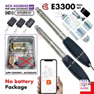 E8 E3300 ( 4CH 433MHZ A3 )  (FULL SET) SWING ARM AUTOGATE