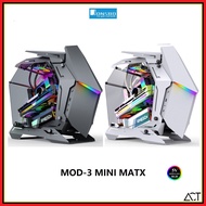 Jonsbo MOD3 Mini PC MATX Gaming Chassis Desktop Casing ( Gray / White )
