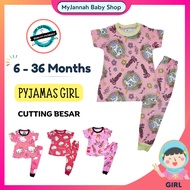 (6-36M) Baju Tidur Budak Perempuan Murah Baby Pyjamas Girl SDM Sedondon Kids Clothing Sleepwear