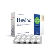 Viên Heviho hỗ trợ giảm ho, đau rát họng hộp 20 viên
