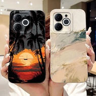 For Itel A80 A671L A671LC Lens Protective Casing Itel A80 New Fashion Sunset Soft Silicon Phone Case