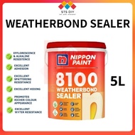 5L Nippon Paint 8100 Weatherbond Sealer Wall Sealer Exterior sealer