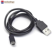 MOLANDOGO 0.8/0.5M USB Cable V3 A Male to Mini B 5 Pin T Port MiniUSB for Devices MP3 MP4 Camera Mob
