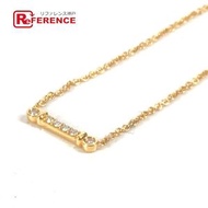 TIFFANY & Co. 18K 百合花鑰匙條吊墜項鍊