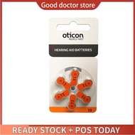 6 PCS/18 PCS/30 PCS Oticon Hearing Aids Batteries - Size 13 A13 10 A13 312 A312