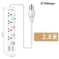4 slots + 3 USB ports + 1 Type-C port 美國/加拿大/墨西哥/日本用 拖板 electrical sockets power bar with USB ports 