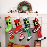 4Pcs Christmas Stockings Stocking Personalized Xmas Hanging Stocking Decorations for Holiday Christm