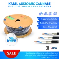 Large Stereo Mic Cable L2T2S 1 Roll Cannare Mic Cable L-2T2S Pure Copper Audio Cable Mic Cable 1 Rol