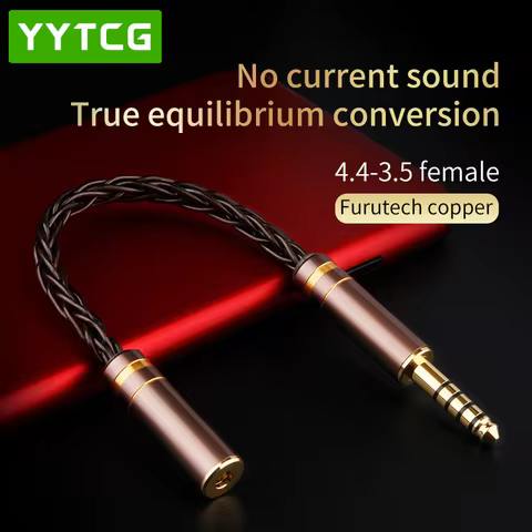 12 Core 2.5/3.5/4.4mm MaleTo 2.5/3.5/4.4mm Female Balanced Audio Conversion Cable Earphone Wire for