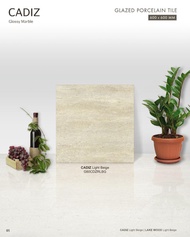 Granit Lantai Atena Marble Series - CADIZ Light Beige 60x60 kw 1