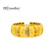 MJ Jewellery 916/22K Gold Pulut Dakap Bunga Batik Bracelet T70