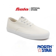 Bata บาจา NORTH STAR รองเท้าผ้าใบแบบผูกเชือก รองเท้าลำลองแฟชั่น สำหรับผู้ชาย สีกรมท่า 8299609 สีขาว 8291609