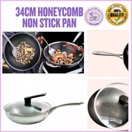 34CM Honeycomb Non Stick Pan/Wok