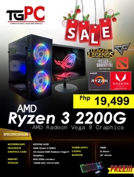 Desktop Set Ryzen 3 3200g Ati Radeon Vega 8
