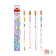 Quantum Pencil Black HB QP9404 Pastel Colors 4 Sticks/12