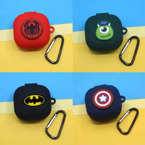 Silicone Earphone Case with Hook for Anker Soundcore R50i / P20i Wireless Bluetooth Headphone Marvel
