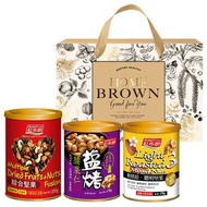 紅布朗 花好月圓堅果禮盒(綜合+腰果+聰明)年節禮盒 春節禮盒送禮