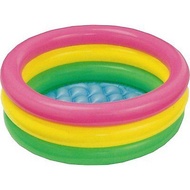 114 cm 3-Ring Inflatable Outdoor Swimming Pool