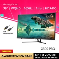 PRISM+ X390 PRO 39" 165Hz 1ms Curved QHD [2560 x 1440] Adaptive-Sync Gaming Monitor