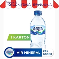 Terlaris Aqua Botol 600Ml Air Mineral 600 Ml - 1 Dus