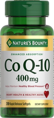 Nature's Bounty CoQ10 , Dietary Supplement, Supports Heart Health, 400mg, 39 Softgels Nature's Bount