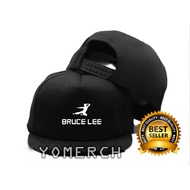 COOL BRUCE LEE Snapback Hat for Men and Women, Plain Distro AKPK