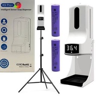 實體店鋪Thermometer Automatic Soap Dispenser Entrance school office supermarket industrial thermometer k9 pro+ 座地支架 二合一非接觸式(自助)手腕/額探 自動感應紅外線測體溫儀溫度計測溫儀體溫檢測機酒精消毒液噴霧機出液器 | 人體溫度檢測器 | 可坐枱使用 (covid 19 防疫專區) "接受政府/學校/NGO P CARD"