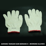 Knitted Fabric Gloves - 6 Threads - Working Gloves
