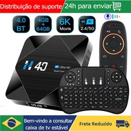 【Discount】 H40 10.0 Tv Box Voice Assistant 6k 3d 2.4g5.8g Wifi 4gb Ram 32g 64g Very Fast Smart Mi S Box Free Fhipping To Brazil