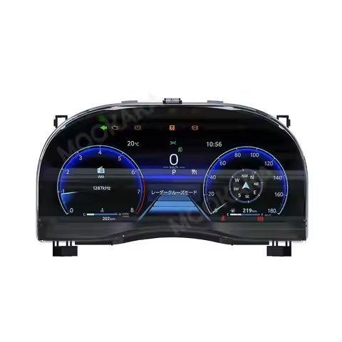Car Digital Cluster Dashboard For Toyota Alphard 20 2008-2015 Alphard 30 2015-2023 LCD Speedometer I