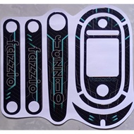 Yamaha Fazzio Variation Embossed Sticker Emblem Fazzio Sticker