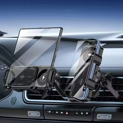 360 Rotation Car Wireless Charger Stand Fold Screen Fast Charging For Samsung Galaxy Z Fold 6 5 4 S2