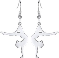 Inspirational Gymnastics Dangle Earrings Girls Ballet/Ballerina/Gymnast Stud Earrings Gymnast Team U