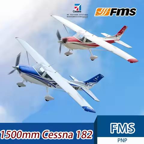 New FMS 1500mm Cessna 182 Trainer Aircraft Electric Remote Control Model Aircraft Fixed Wing Outdoor