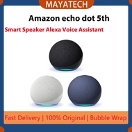 【Ready Stock】Amazon echo dot 5th Gen Smart speaker with Alexa All-New echo dot 5 Smart Speaker Alexa