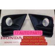 ORIGINAL HONDA CITY 2020-2022 GN2 GN5 T00 HATCHBACK  V SPEC  FRONT BUMPER FOG LAMP COVER (WITH HOLE)