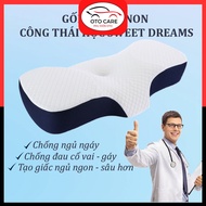 Sweet Dreams cervical sleep pillow soft latex material against shoulder and neck pain OTCVN