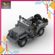 Moc Army Military WW2 G503 Jeep Assembly Toy
