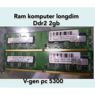 Ram PC V-Gen DDR2 2GB PC 6400