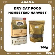 Acana Homestead Harvest Dry Cat food # Chicken Turkey # Makanan Kucing # 100% Original # Repack 300g