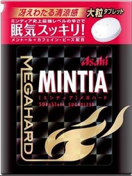 日本製造 Asahi MINTIA Megahard 大粒薄荷糖 50粒裝 (4包裝) ミンティアメガハード 50粒