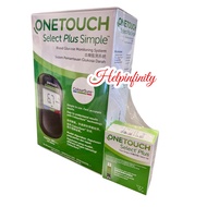 OneTouch Select Plus Simple Blood Glucose Monitoring System (Full Complete Set)