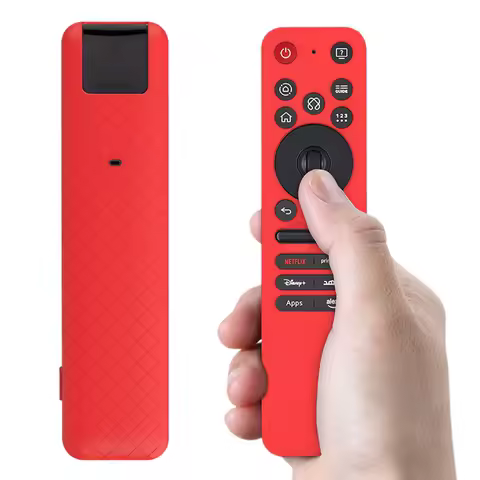 TV Remote Control Cover Anti-Slip Remote Case Lightweight Shockproof Compatible with 2025 LG OLED Sm